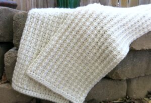bar stitch scarf