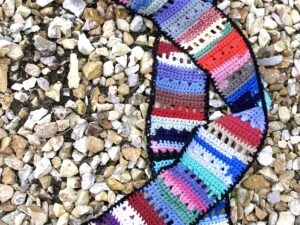 boho skinny scarf