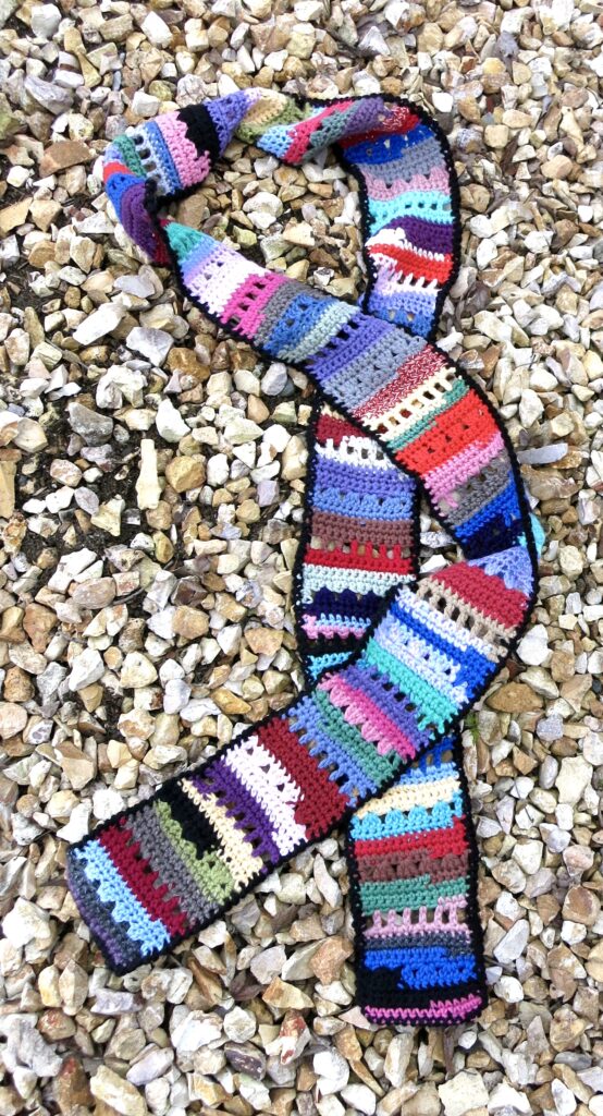 boho skinny scarf