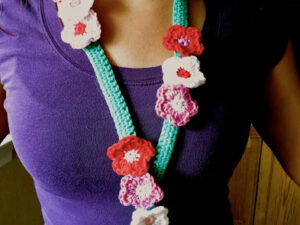 flowery lanyard