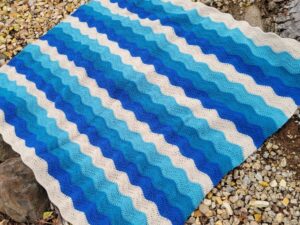 ocean waves blanket