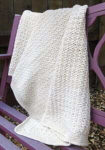 parquet stitch baby blanket