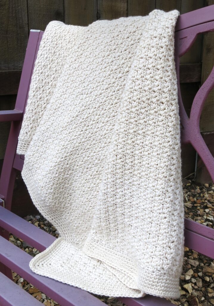 parquet stitch baby blanket