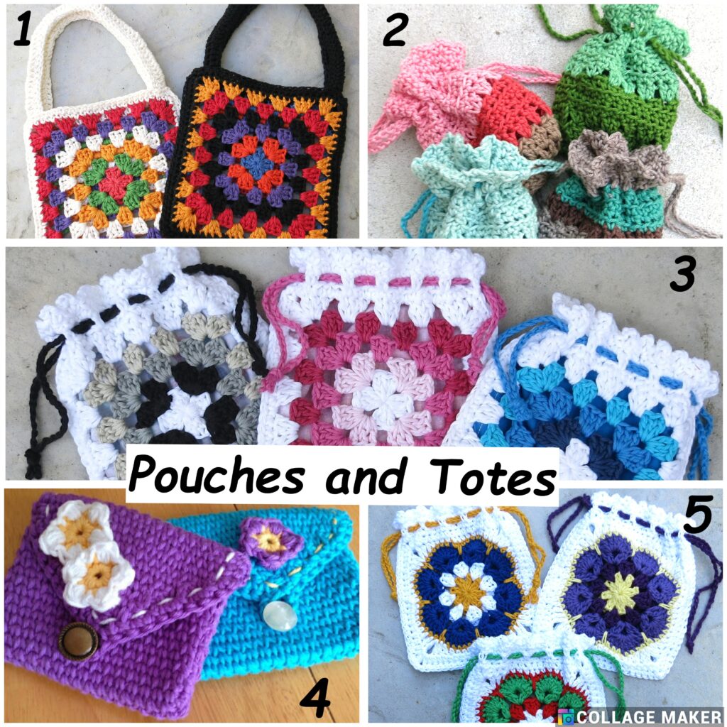 pouches and totes